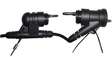 Clavija de dual extremos mancho y hembra impermeable